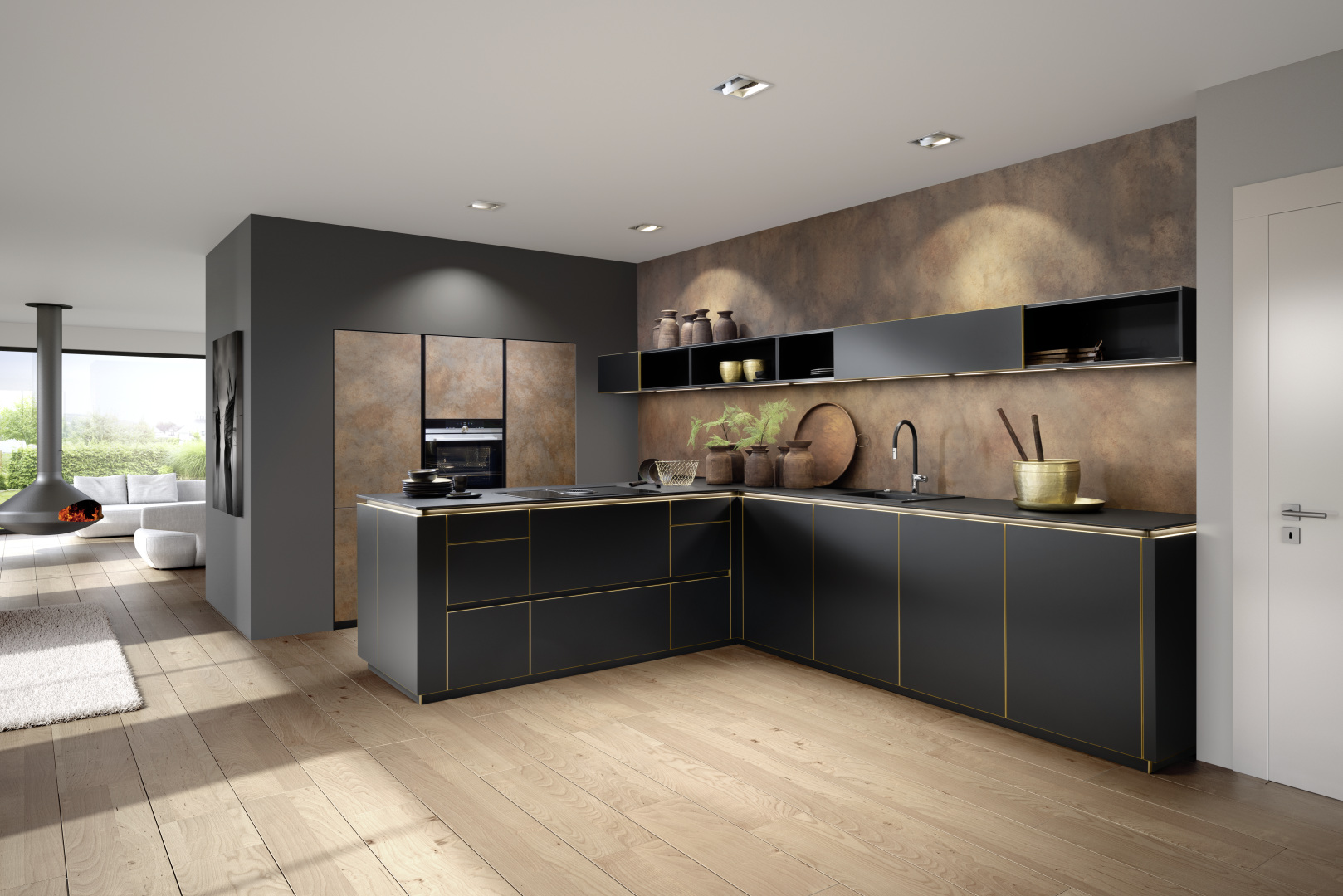 Maßgefertigte Küche vom Schreiner — Holzdesign Grünwald Dinkelscherben bei Augsburg